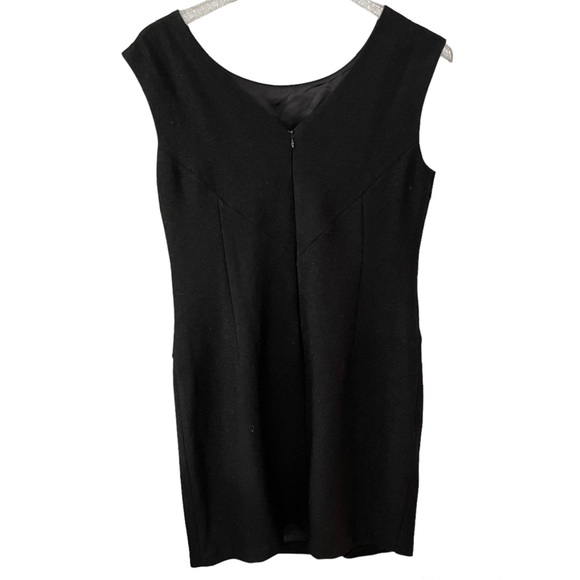 NWT New York & Company Black with Shimmer Sleeveless Dress - Picture 3 of 10